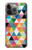 S3049 Triangles Vibrant Colors Case For iPhone 14 Pro