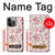 S3095 Vintage Rose Pattern Case For iPhone 14 Pro