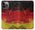 S3303 Germany Flag Vintage Football Graphic Case For iPhone 14 Pro