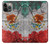 S3314 Mexico Flag Vinatage Football Graphic Case For iPhone 14 Pro