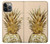 S3490 Gold Pineapple Case For iPhone 14 Pro