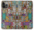 S3879 Retro Music Doodle Case For iPhone 14 Pro