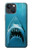 S0830 White Shark Case For iPhone 14 Plus