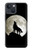 S1981 Wolf Howling at The Moon Case For iPhone 14 Plus