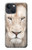 S2399 White Lion Face Case For iPhone 14 Plus