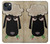 S2826 Cute Cartoon Unsleep Black Sheep Case For iPhone 14 Plus