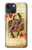 S2833 Poker Card Queen Hearts Case For iPhone 14 Plus