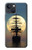 S2897 Pirate Ship Moon Night Case For iPhone 14 Plus