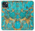 S2906 Aqua Turquoise Stone Case For iPhone 14 Plus