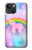 S3070 Rainbow Unicorn Pastel Sky Case For iPhone 14 Plus