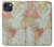 S3418 Vintage World Map Case For iPhone 14 Plus