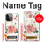 S1859 Rose Pattern Case For iPhone 14 Pro Max