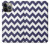 S2345 Navy Blue Shavron Zig Zag Pattern Case For iPhone 14 Pro Max