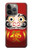 S2839 Japan Daruma Doll Case For iPhone 14 Pro Max