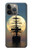 S2897 Pirate Ship Moon Night Case For iPhone 14 Pro Max