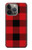 S2931 Red Buffalo Check Pattern Case For iPhone 14 Pro Max