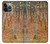 S3380 Gustav Klimt Birch Forest Case For iPhone 14 Pro Max
