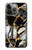 S3419 Gold Marble Graphic Print Case For iPhone 14 Pro Max