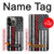 S3687 Firefighter Thin Red Line American Flag Case For iPhone 14 Pro Max