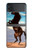 S0934 Wild Black Horse Case For Samsung Galaxy Z Flip 4