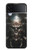 S1027 Hardcore Metal Skull Case For Samsung Galaxy Z Flip 4