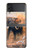 S1292 Dusty Elephant Egrets Case For Samsung Galaxy Z Flip 4