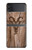 S2183 Goat Wood Graphic Printed Case For Samsung Galaxy Z Flip 4