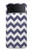 S2345 Navy Blue Shavron Zig Zag Pattern Case For Samsung Galaxy Z Flip 4
