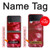 S2480 Tie Dye Red Case For Samsung Galaxy Z Flip 4