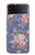 S3265 Vintage Flower Pattern Case For Samsung Galaxy Z Flip 4