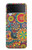 S3272 Colorful Pattern Case For Samsung Galaxy Z Flip 4