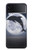 S3510 Dolphin Moon Night Case For Samsung Galaxy Z Flip 4
