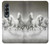 S0933 White Horses Case For Samsung Galaxy Z Fold 4