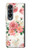 S1859 Rose Pattern Case For Samsung Galaxy Z Fold 4