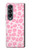 S2213 Pink Leopard Pattern Case For Samsung Galaxy Z Fold 4