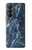 S2799 Light Blue Marble Stone Graphic Printed Case For Samsung Galaxy Z Fold 4