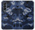 S2959 Navy Blue Camo Camouflage Case For Samsung Galaxy Z Fold 4