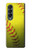 S3031 Yellow Softball Ball Case For Samsung Galaxy Z Fold 4