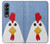 S3254 Chicken Cartoon Case For Samsung Galaxy Z Fold 4