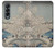 S3350 Utagawa Hiroshige Drum Bridge Yuhi Hill in Meguro Case For Samsung Galaxy Z Fold 4