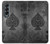 S3446 Black Ace Spade Case For Samsung Galaxy Z Fold 4 S3446 Black Ace Spade Case For Samsung Galaxy Z Fold 4