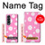 S3500 Pink Floral Pattern Case For Samsung Galaxy Z Fold 4 S3500 Pink Floral Pattern Case For Samsung Galaxy Z Fold 4