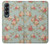 S3910 Vintage Rose Case For Samsung Galaxy Z Fold 4