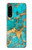 S2906 Aqua Turquoise Stone Case For Sony Xperia 5 IV
