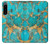 S2906 Aqua Turquoise Stone Case For Sony Xperia 5 IV