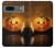S1083 Pumpkin Spider Candles Halloween Case For Google Pixel 7