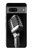 S1672 Retro Microphone Jazz Music Case For Google Pixel 7