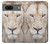 S2399 White Lion Face Case For Google Pixel 7