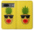 S2443 Funny Pineapple Sunglasses Kiss Case For Google Pixel 7