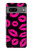 S2933 Pink Lips Kisses on Black Case For Google Pixel 7